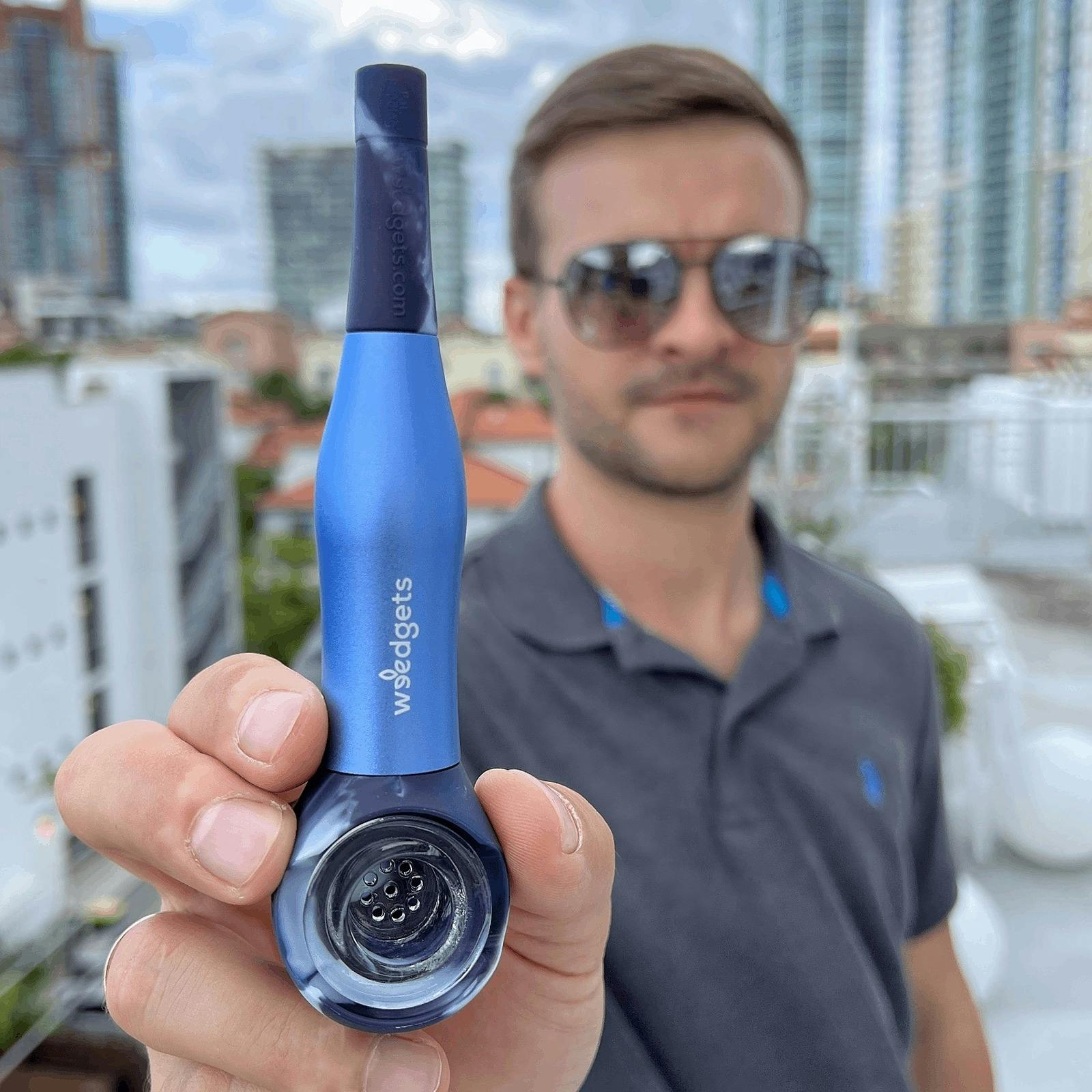 WEEDGETS / ADVANCED LEAF TECHNOLOGIES GROUP The MAZEX Pipe Blue